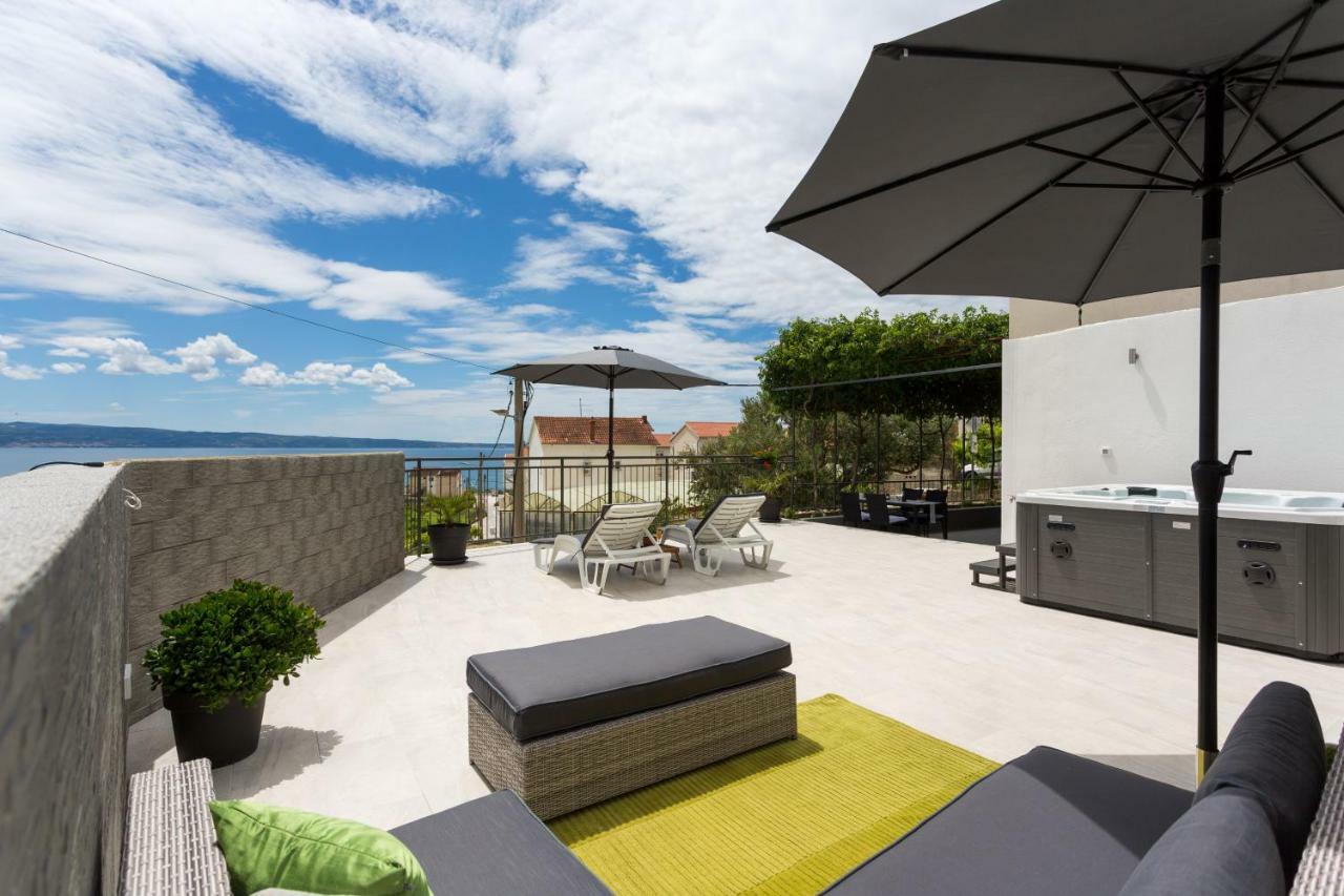 Apartments Lidija - Sea View Apartment With Exclusive Right Of Using Hot Tub Or Split Level Apartment With Exclusive Right Of Using Pool بودْسْتغانا المظهر الخارجي الصورة